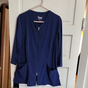 Smart 3/4 Sleeve Scrub Jacket